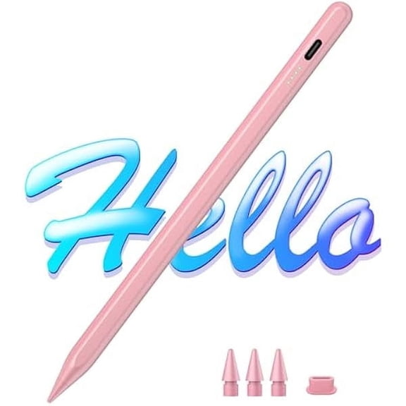 Stylus Pen for iPad 2025-2018 with Faster Charge,Tilt Sensor Battery Indicators Pencil for iPad 10/9/8/7/6th,11th A16,Air 11/13 M2/M3, Pro 11/13 M4, Pro 12.9",Air 5/4/3,Mini 7/6/5