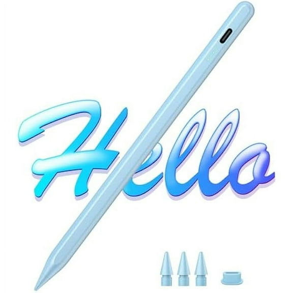 Stylus Pen for iPad 2025-2018 with Faster Charge,Tilt Sensor Battery Indicators Pencil for iPad 10/9/8/7/6th,11th A16,Air 11/13 M2/M3, Pro 11/13 M4, Pro 12.9",Air 5/4/3,Mini 7/6/5