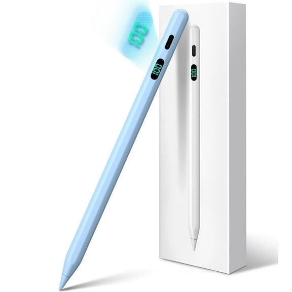 Stylus Pen for iPad 2025-2018 with LED Power Display Fast Charge,Palm Rejection Pencil for iPad 10/9/8/7/6th,11th A16,Air 11/13 M2/M3,Pro 11/13 M4,Pro 12.9",Air 5/4/3,Mini 7/6/5