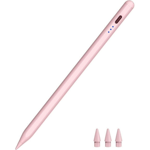 Stylus Pen for iPad 6th-11th Generation-2X Fast Charge Active Pencil Compatible with 2018-2025 Apple iPad Pro 11"/12.9"/M4, iPad Air 3/4/5/M2/M3,iPad Mini 5/6 Gen