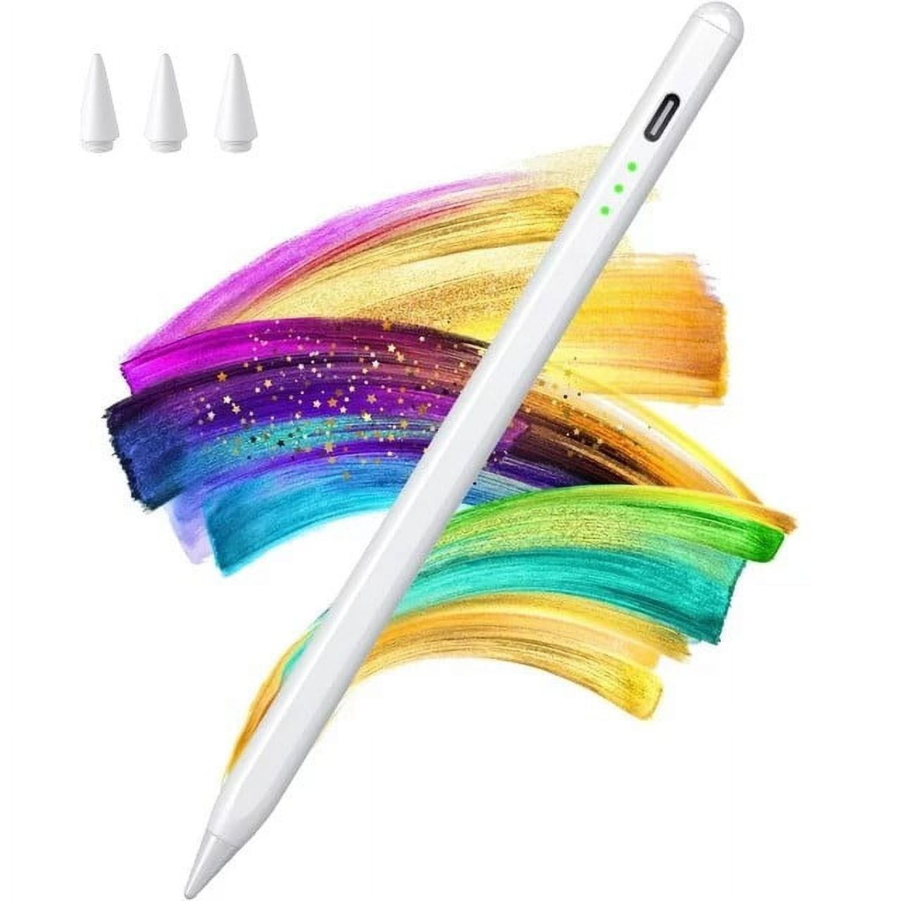 Stylus Pen for iPad, Active Pencil with Palm Rejection, Tilt Sensitivity for Writing \u0026 Painting for (2018-2022) Apple iPad Pro (11/12.9 Inch), iPad Air 3rd/4th Gen, iPad 6/7/8th Gen, iPad Mini 5th Gen