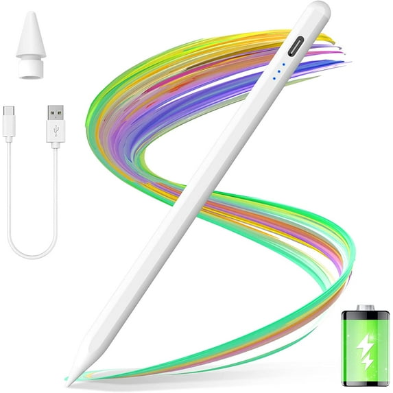 Stylus Pen for iPad, Apple Pencil for iPad 9th Gen, iPad Mini 6th Gen, Apple Pen for iPad 2018-2022, iPad Pro 11'' and iPad Pro 12'' 3/4/5 Gen, iPad Air 3/4/5, iPad Mini 5th, iPad 6/7/8th Gen