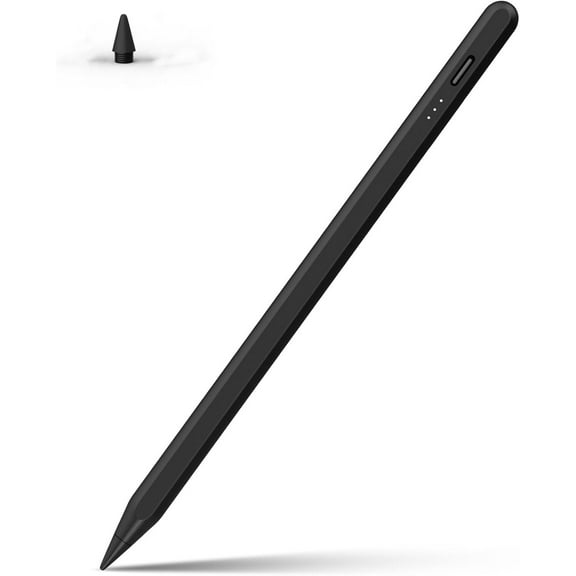 Stylus Pen for iPad, Fast Charge Stylus with Palm Rejection, Tilt Sensitivity, Compatible with 2018-2024 iPad Air 3/4/5/6, iPad Mini 5/6, iPad 6/7/8/9/10, iPad Pro 11"/12.9"/M4