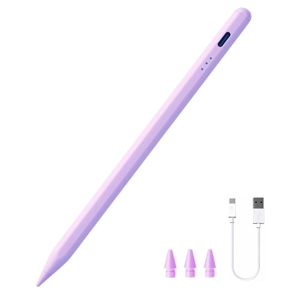 Stylus Pen for iPad Pencil 10th Generation, 3X Fast Charge Apple Pencil with Palm Rejection & Tilt Sensitivity, Compatible for 2018-2025 iPad 6/7/8/9/10/11, Pro 11"/12.9"/M4, Air 3/4/5/M2/M3