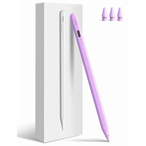 MEKO Stylus Pen for iPad 6–11th Gen, 10 Min Fast Charge, Palm Rejection & Tilt Sensitivity, USB-C iPad Pencil for Pro 11/12.9/M4, Air 3–5/M2/M3, Mini 5/6