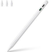 Stylus Pen for iPad, Palm Rejection & Tilt, Power Display, Compatible with 2018 2022 iPad Pro 11/12.9, iPad 10/9/8/7/6, iPad Air 3/4/5, iPad Mini 5/6   White