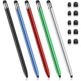 thumbnail image 1 of Stylus Pens for Touch Screens, 5 Pack Stylus Pen for iPad iPhone Android Chromebook Tablets and More Capacitive Touchscreen Devices High Sensitivity & Precision No Scratches Rubber Tips Stylist, 1 of 7