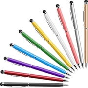 Antier Stylus Pens for Touch Screens, 10 Pack Stylus with Built-In Ballpoint Pen for iPad iPhone Tablets Samsung Galaxy All Universal Touch Screen Devices