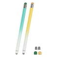 thumbnail image 1 of Stylus Pens for Touch Screens, 2 in 1 High Sensitivity Universal Pen Green Yellow, 1 of 7