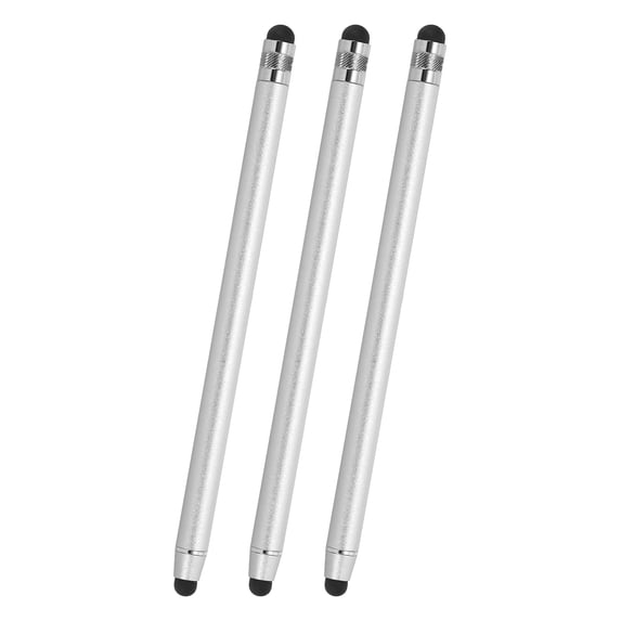 Stylus Pens for Touch Screens, 2 in 1 High Sensitivity Universal Pen Silver