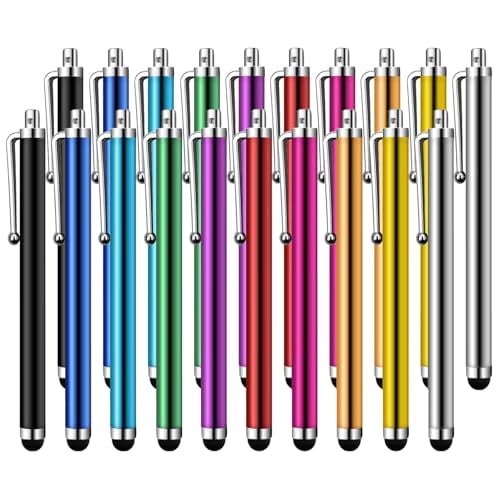 Stylus Pens for Touch Screens,High Precision Universal Stylus for iPad iPhone Tablets Smartphone&All Touch Screen Devices (20-Pack)