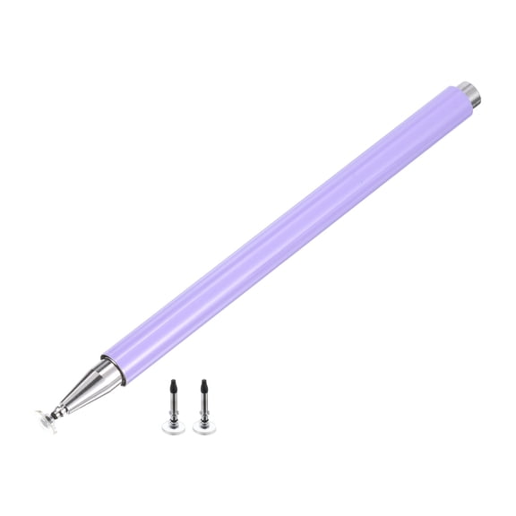 Stylus Pens for Touch Screens Magnetic 2 Fine Point Disc Universal Capacitive Pen Sensitivity, Purple