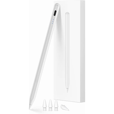 Stylus Pens for iPads 2018-2025, Fast Charging iPad Pencil, Magnetic with Tilt Sensitivity & Palm Rejection, iPad Pro 11"/12.9"/M4, iPad Air 3-5/M2-M3, iPad Mini 5/6, iPad 6-11
