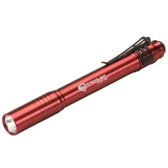 Streamlight Stylus Pro 66120 Penlight, Red with White LED, Bright, Durable