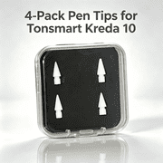 Stylus Replacement Tips, 4-Pack Pen Tips for Tonsmart Kreda 10, No Wear Out Fine Point Precise Control Pencil Replacement Nibs, Compatible with Apple Pencil