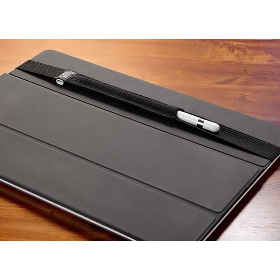 Stylus Sling Pencil Holder with USB Adapter Pocket for Apple Pencil (1st/2nd Gen) - Compatible with iPad Pro 11/10.5/9.7 & iPad 6th Gen Cases, White