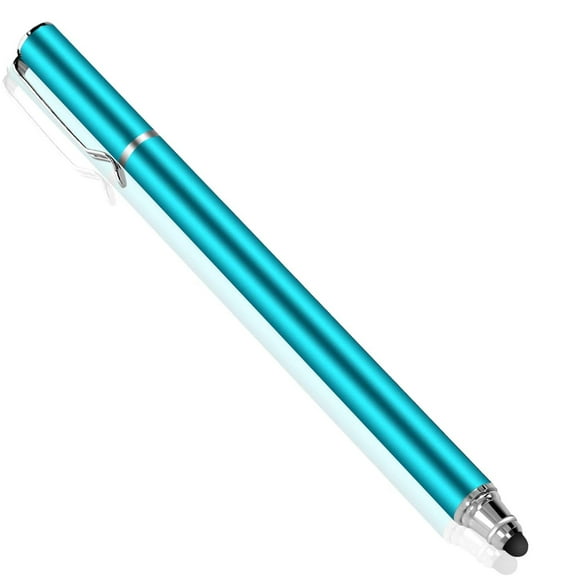 Stylus Touch Screen Pen Fiber Tip Aluminum Blue Z6P for ASUS ROG Phone 5 2, Google Nexus 2 7, ZenFone 6 - Barnes & Noble NOOK HD Plus Color - Blackberry Key2 LE - BLU G9, Vivo XI - CAT S48c