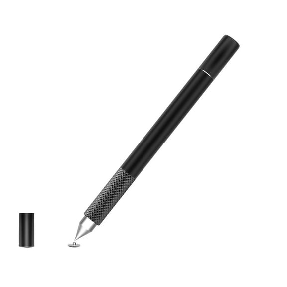 Stylus Touch Screen Pen for Google Pixel 9/Pro/Pro XL/9a - Fiber Tip Aluminum Lightweight Black Color