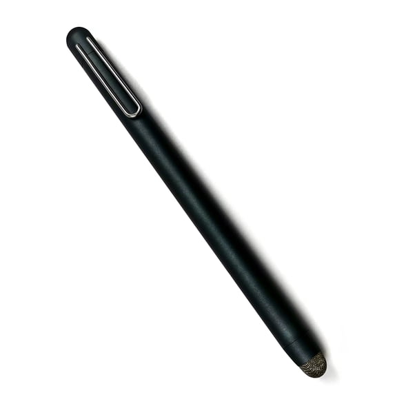 Stylus Touch Screen Pen for iPhone 15/16/Plus/Pro/Pro Max/16e - Fiber Tip Aluminum Lightweight Black
