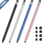 Stylus for Touch Screens, Digiroot 4-Pack Stylus Pens High Sensitivity & Precision Capacitive Stylus for iPhone/iPad Pro/Tablets/Samsung/Galaxy/PC…