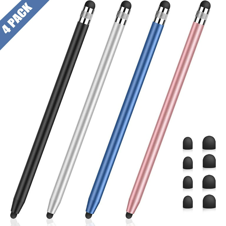Stylus for Touch Screens, Digiroot 4-Pack Stylus Pens High Sensitivity &  Precision Capacitive Stylus for iPhone/iPad Pro/Tablets/Samsung/Galaxy/PC……