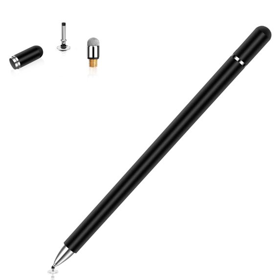 Stylus for iPad (1 Pcs), WUSI Magnetic Disc Universal Stylus Pens Touch Screens for Apple/iPhone/Ipad pro/Mini/Air/Android/Microsoft/Surface All Capacitive Touch Screens - Black