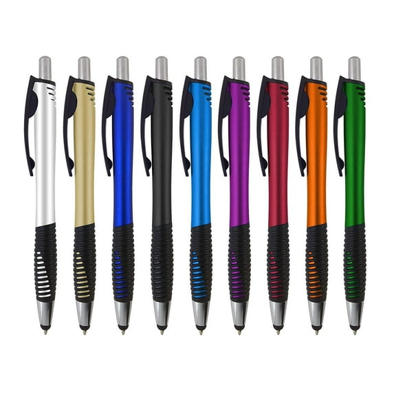 Stylus for touch screens Pen with Ball Point Pen,for Universal Touch Screen Devices, for phones, Ipads,Tablets, iphone, Samsung Galaxy etc,Assorted Colors 18 Pack