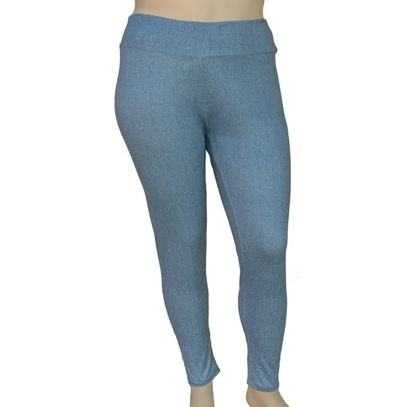 Stylzoo Plus Size Women's Ankle High Comfort Stretch Leggings Yoga Stretch Pants Black