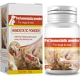Styptic Powder Safe for Dogs and Cats, Recovery Medicated Styptic Powder for Dogs Cats Wound and Skin Care, Home Profession Aids Supplies Traumatic Hemostatic Powder 50ml