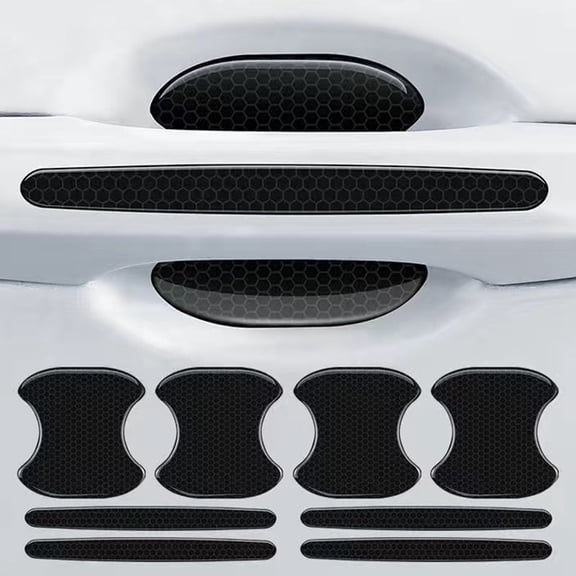 Styrix Auto Door Handle Guards Anti-Scratch Cover Easy Installation Scratch-Resistant for Most Vehicles Easy To Clean