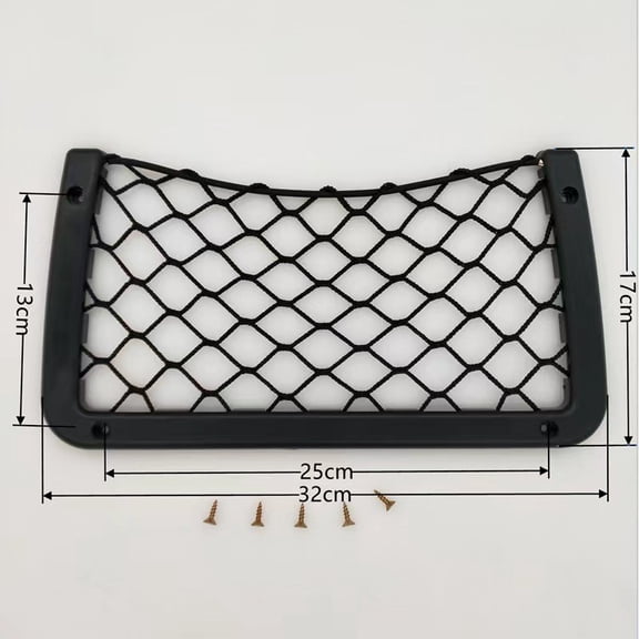 Styrix Car Seat Back Storage Rack Auto Mesh Storage Net Bag for Rv Truck Bus for Camper