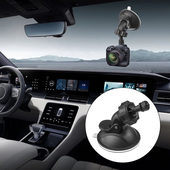 Styrix Car Suction Cup for Dash Cam Holder Vehicle Video Recorder Mounted Recorder Bracket Dash Cam Holder Camera Stand Suction Cup