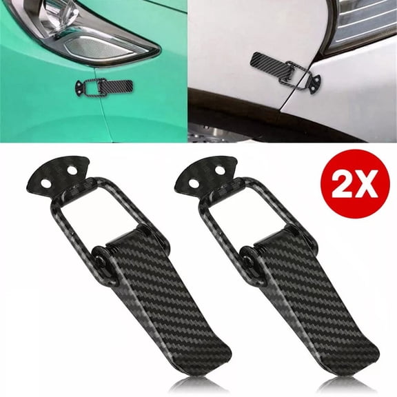 Styrix Carbon Fiber Bumper Quick Release Hook Lock Fastener Security Clips for Enhanced Vehicle Stability and Easy Installation