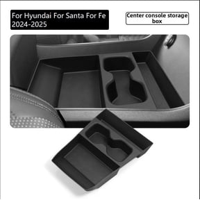 Styrix Custom Fit Center Console Tray for Hyundai for Santa for Fe 2024 2025 2026 Tpe