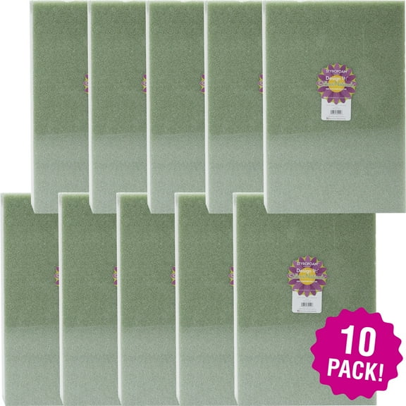 Styro Block 18"X12"X2" 10/Pkg