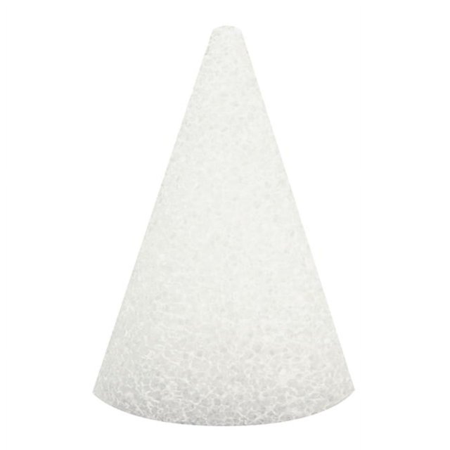 Styrofoam Cone 3 Inch X 2 Inch BulkWhite