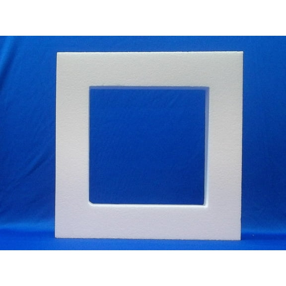 Styrofoam EPS Square Wreath Form 16"