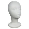 thumbnail image 1 of Styrofoam Model&nbsp;Head, Wig Head Stand for Styling Wig Head - Tall Female Foam Mannequin Wig Stand And Holder for Style, Model And Display Hair, Hats And Hairpieces, White, 1 of 8