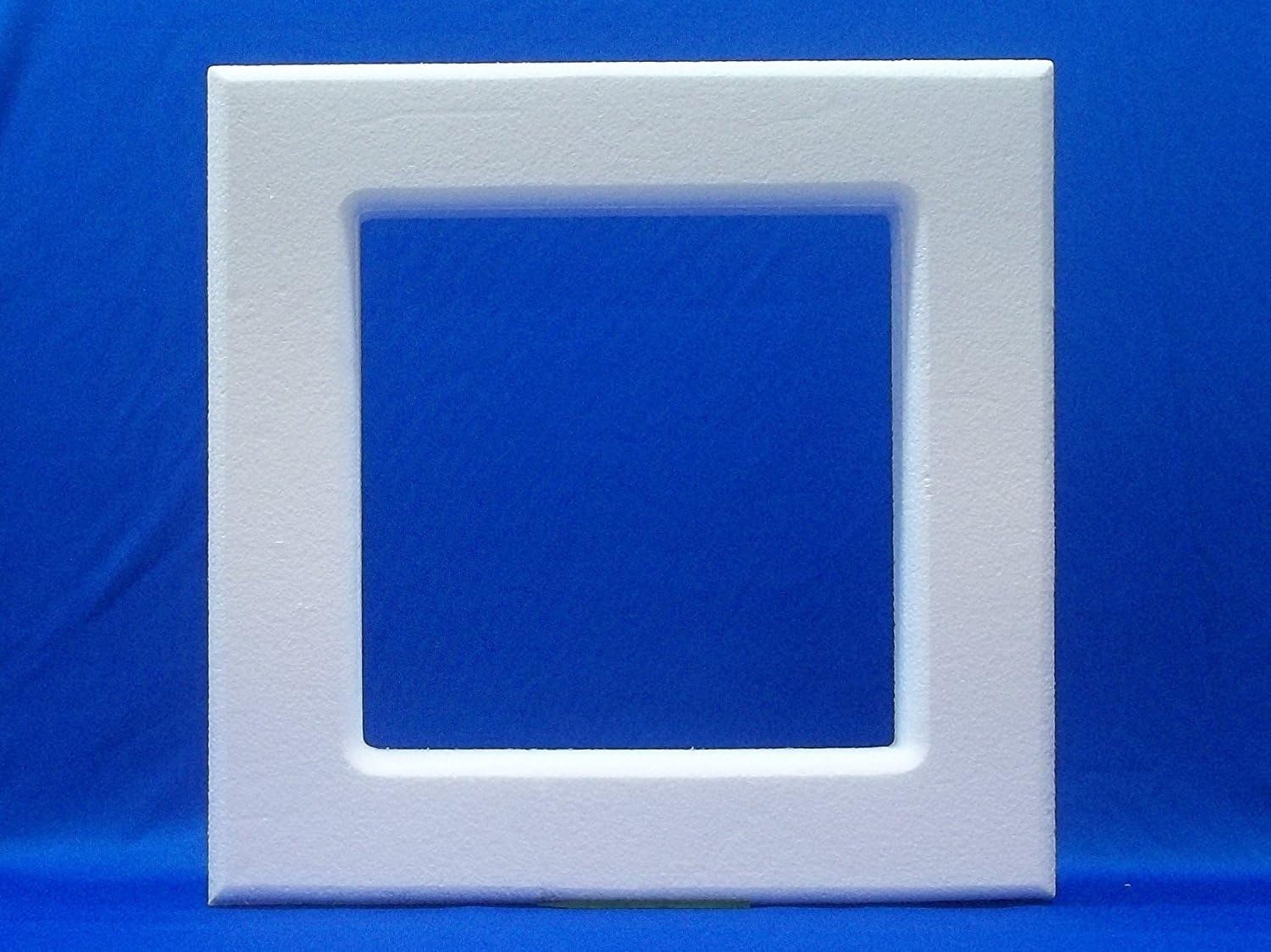 Styrofoam Polystyrene Square Wreath With Rounded Edges 14" 16" Or 18" X