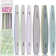 Styton Professional Nail Files Pack Nail Beauty Salon Double Sided Emery Boards Sanding Buffer for Manicure