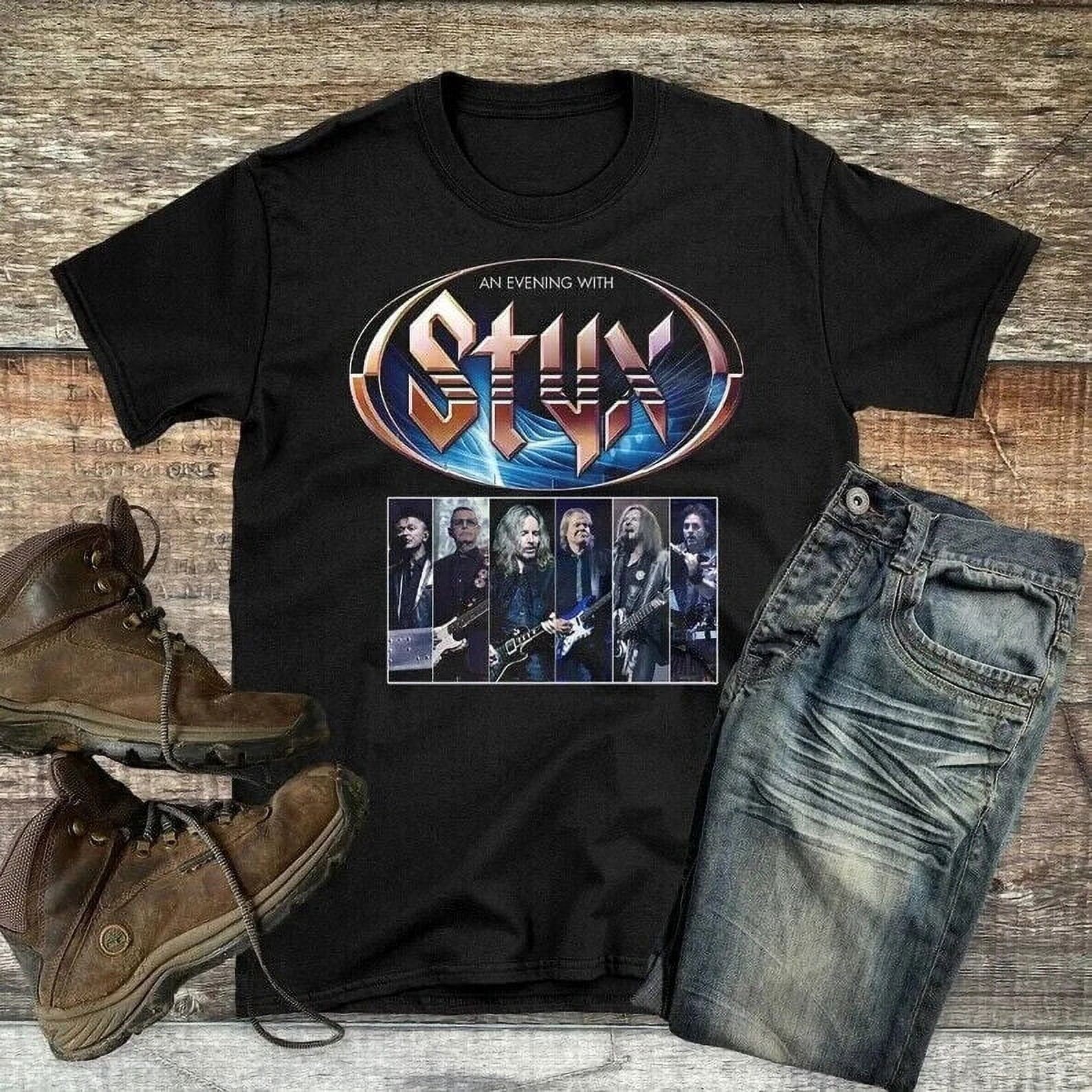 Styx Band, World Tour Concert Music Band TShirt