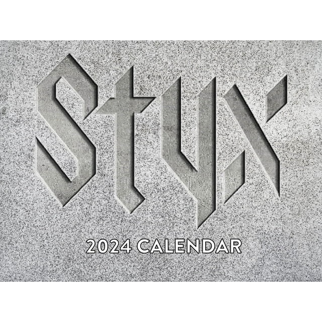 Styx Calendar 2024 Wall Calander Monthly Music Band Merch Styx Calendar