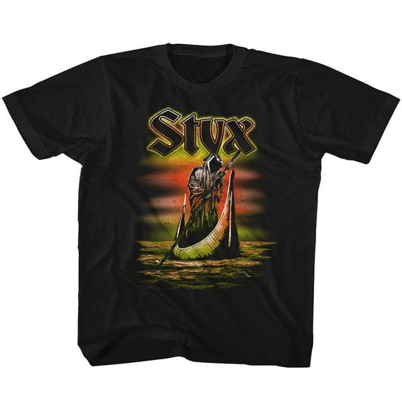 Styx Ferryman Black Youth T-Shirt