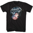 thumbnail image 1 of Styx Flag Guitar Black Adult T-Shirt, 1 of 2
