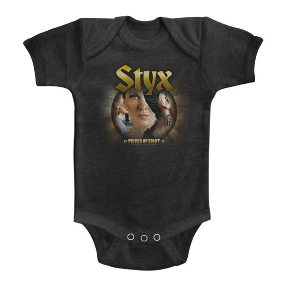 Styx Pieces Of Eight Vintage Smoke Infant Heather Baby Romper