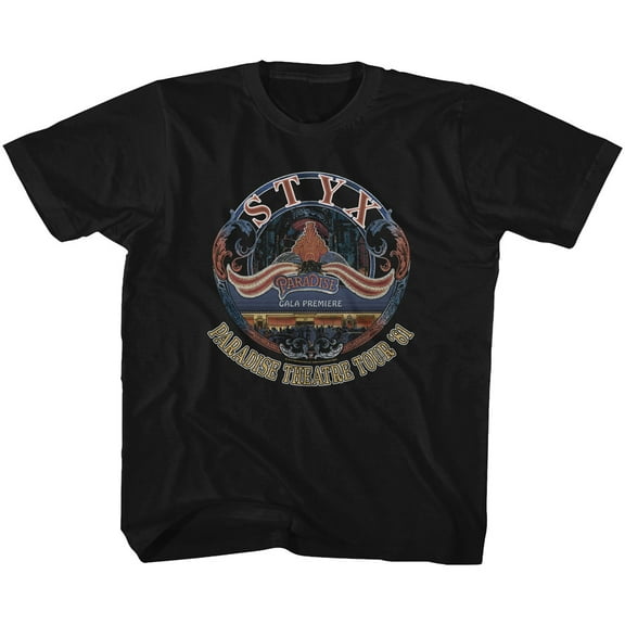 Styx Tour '81 Black Toddler T-Shirt