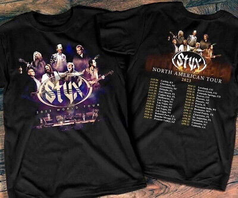 Styx Tour Concert TShirt, North American Tour 2025, 2SidezClownz, 2