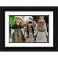 thumbnail image 1 of Su, Keren 24x17 Black Ornate Wood Framed with Double Matting Museum Art Print Titled - Lithuanian girl dolls-Klaipeda-Lithuania, 1 of 4