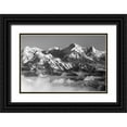 thumbnail image 1 of Su, Keren 32x23 Black Ornate Wood Framed with Double Matting Museum Art Print Titled - Mount Everest-8848m-in the Himalayas above the clouds-Nepal, 1 of 4