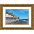 thumbnail image 1 of Su, Keren 32x23 Gold Ornate Wood Framed with Double Matting Museum Art Print Titled - Beach-Cape Dezhnev-most eastern corner of Eurasia-Russian Far East, 1 of 4